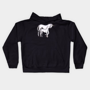 Unicorn love Kids Hoodie